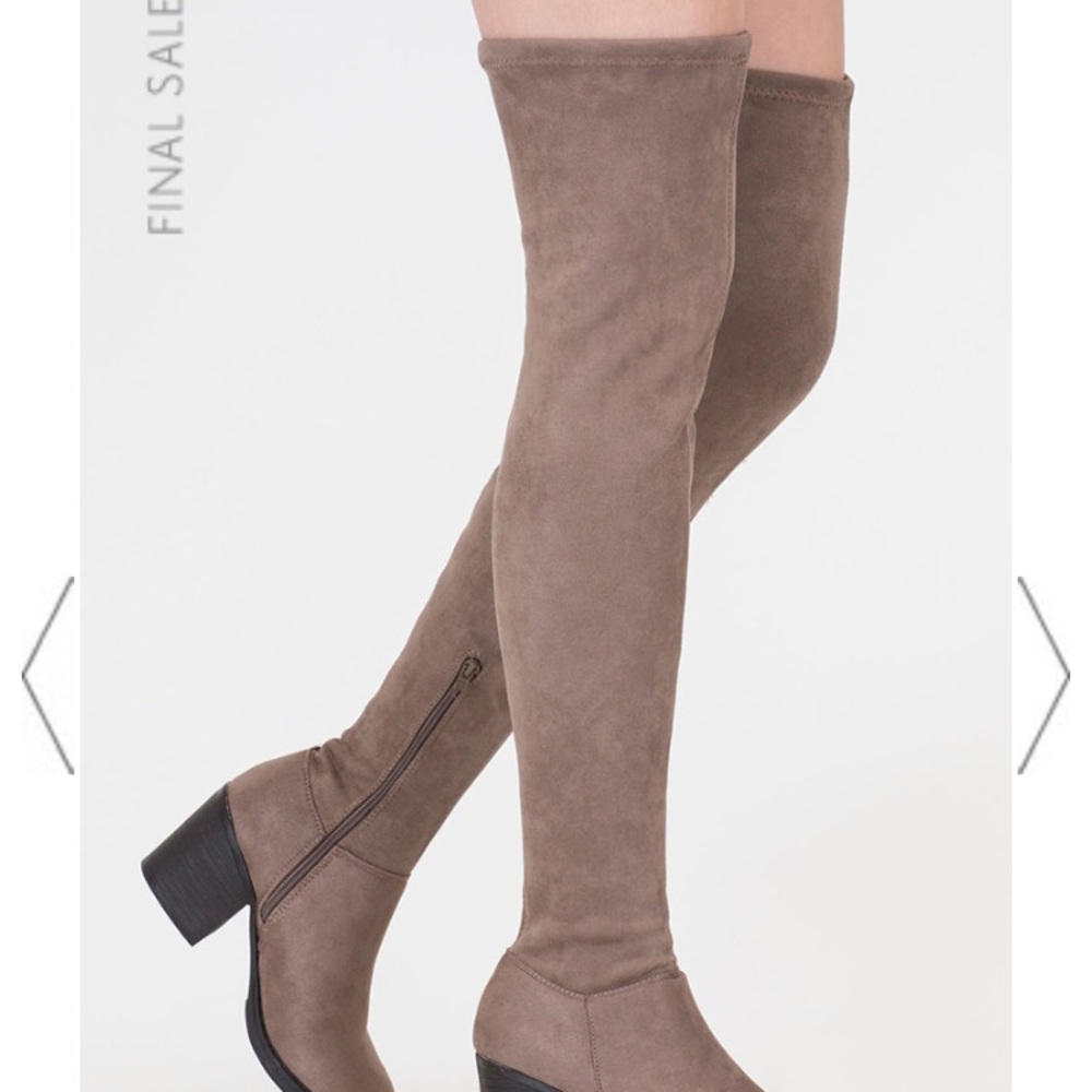 Black thigh high boots BRAND NEW NEVER WORN 8.5